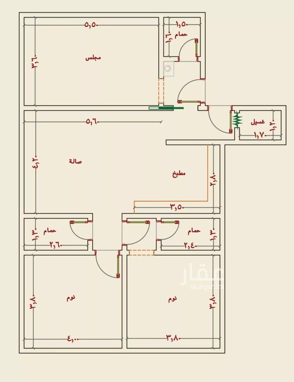 شقة 3 غرف في الياقوت، جدة 6