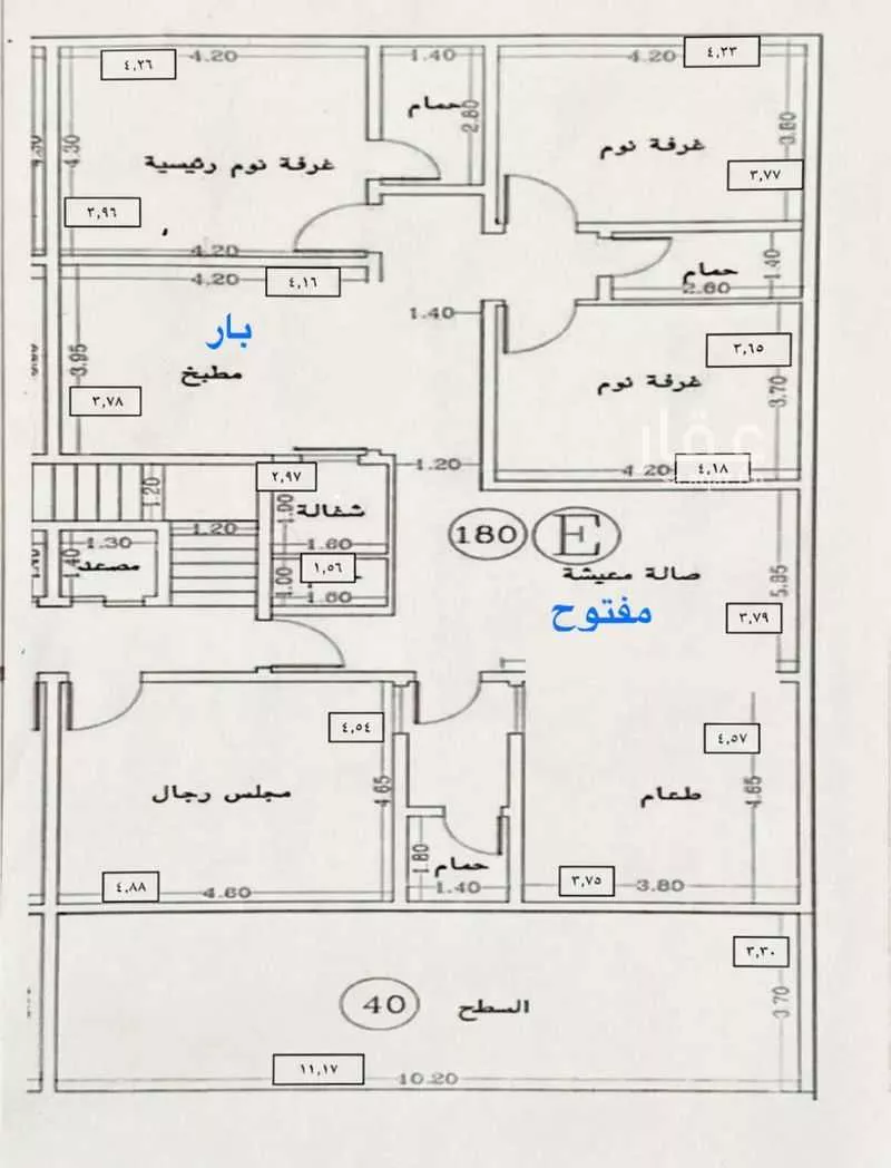 شقة 3 غرف في النزهة، جدة