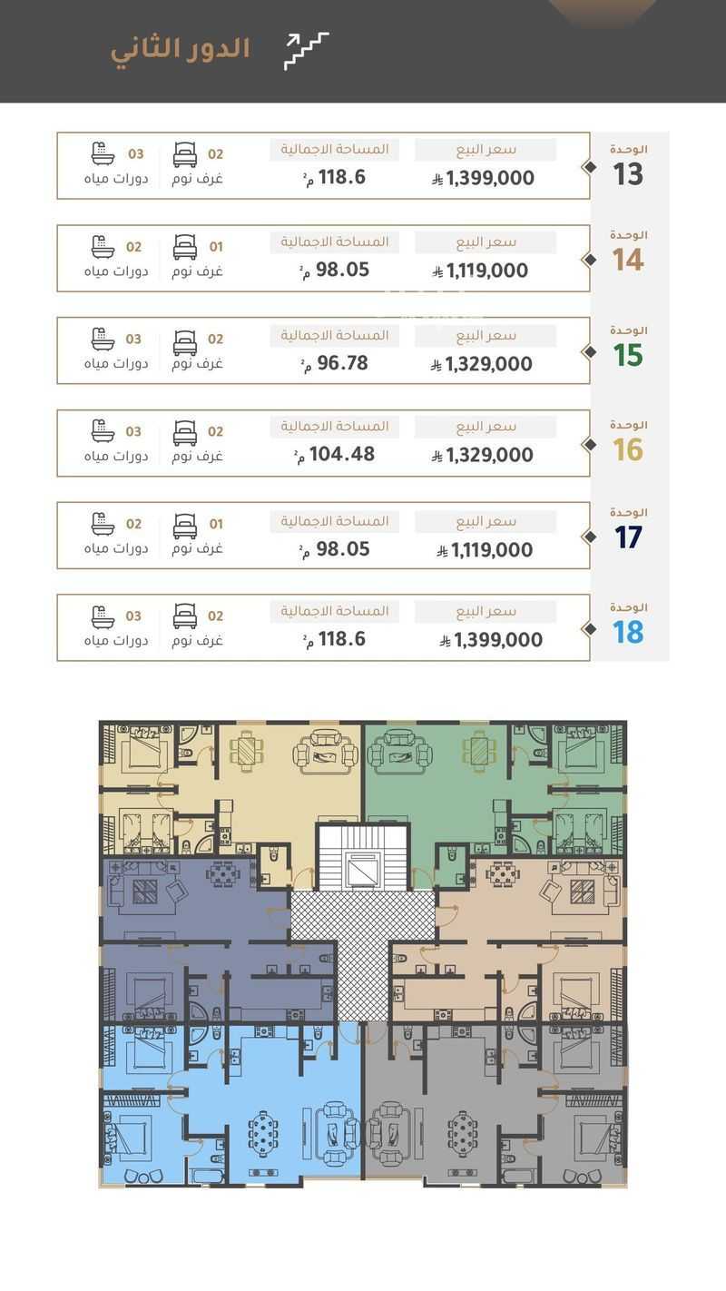 2 bedroom apartment in Hittin, Riyadh 13