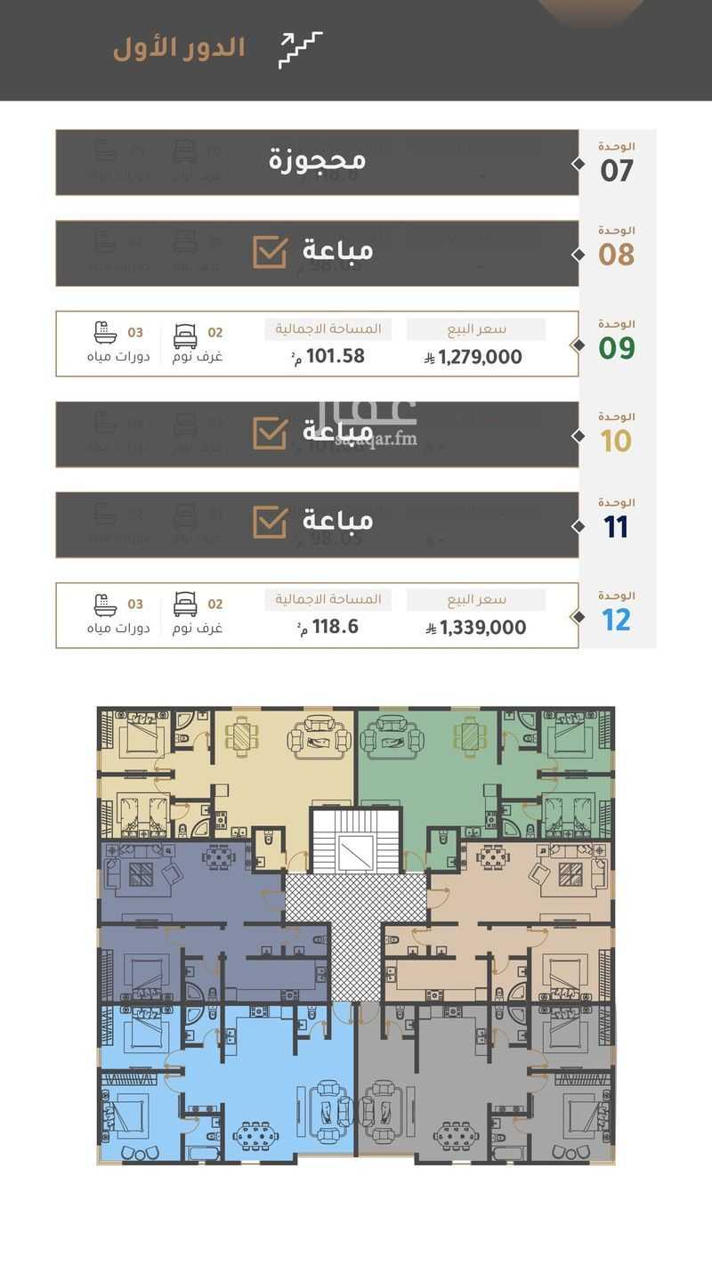 2 bedroom apartment in Hittin, Riyadh 12