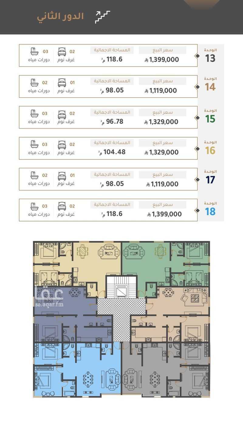 2 bedroom apartment in Hittin, Riyadh 15