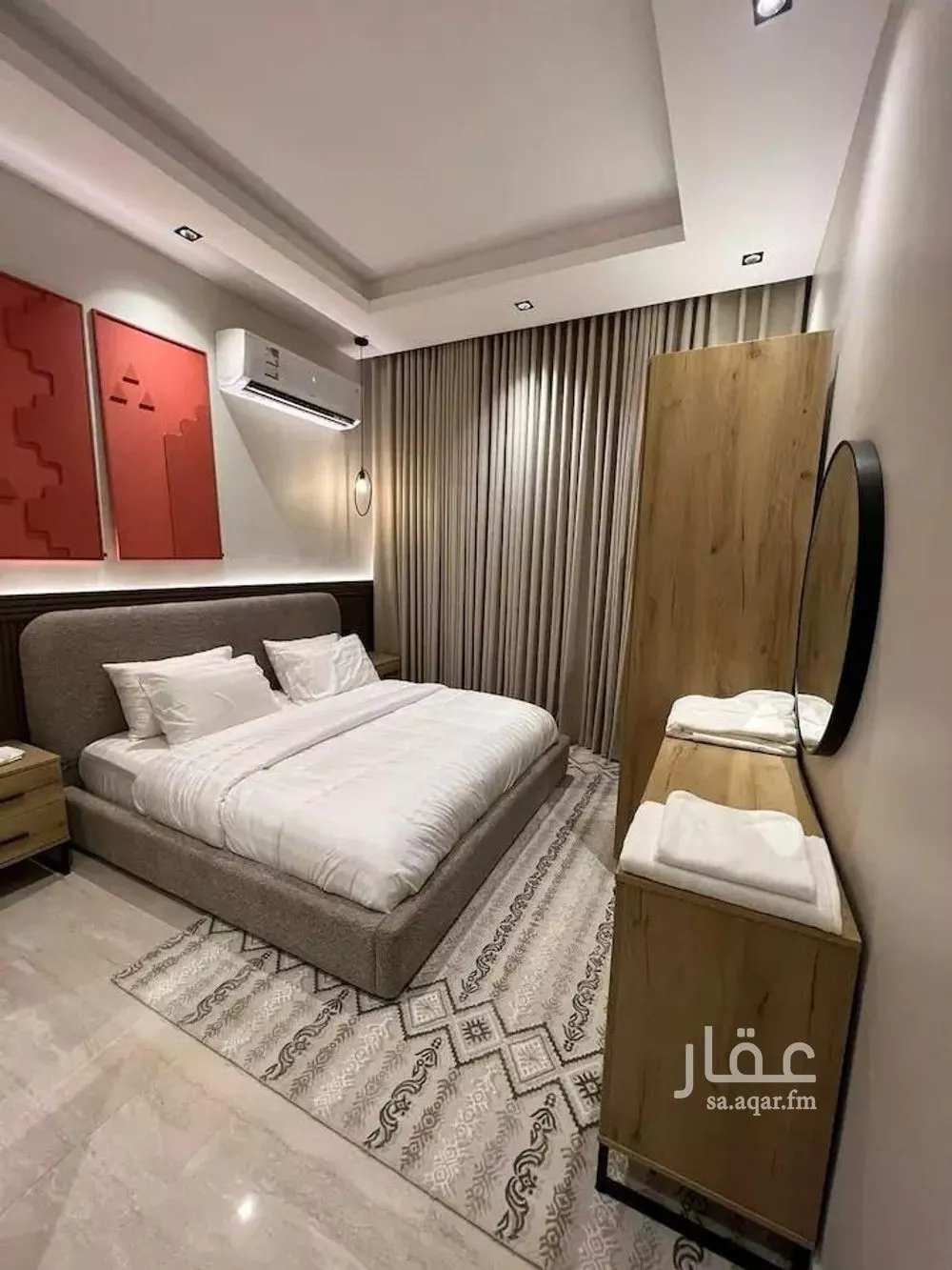 شقة 2 غرف في الملقا 4