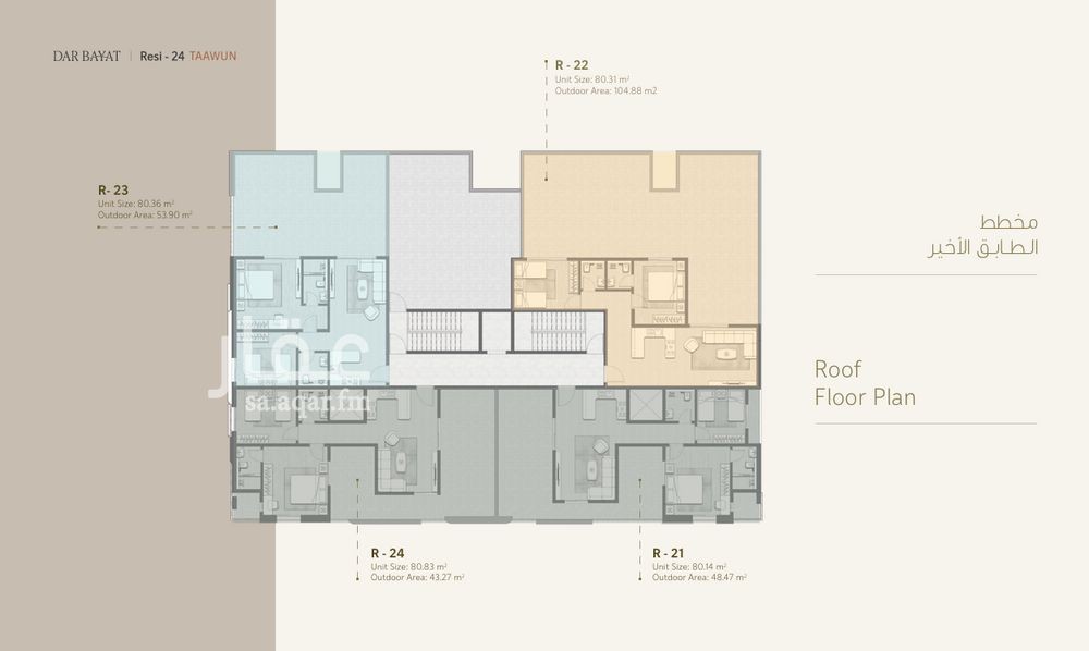 2 bedroom apartment in At Taawon, Riyadh 2