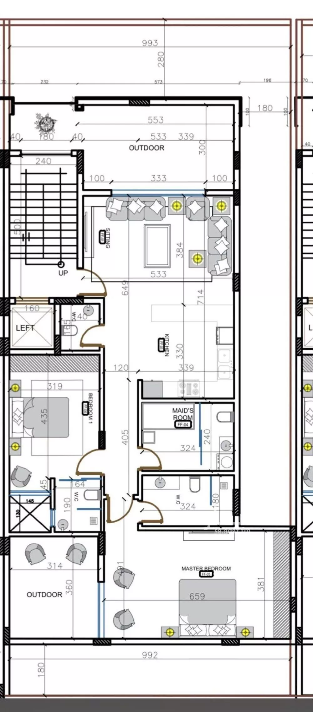 3 bedroom floor in Al Olaya 12