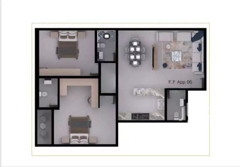 2 bedroom apartment in Al Aridh 4