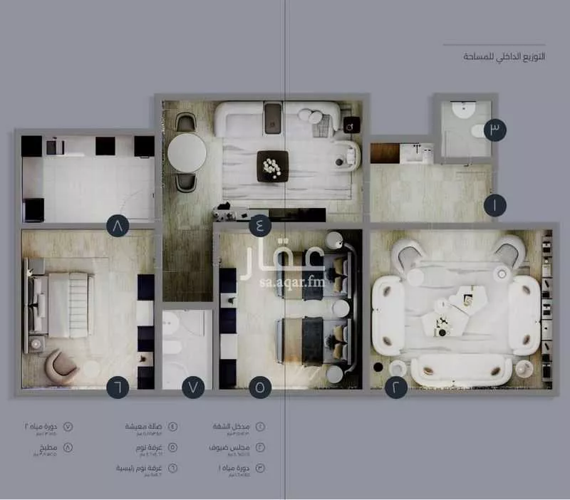 3 bedroom apartment in Al Badiah 4