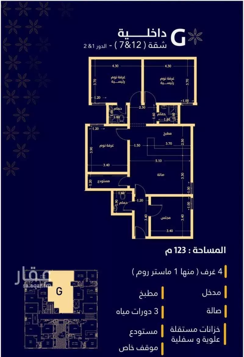 4 bedroom apartment in Al Mahdiyyah 5