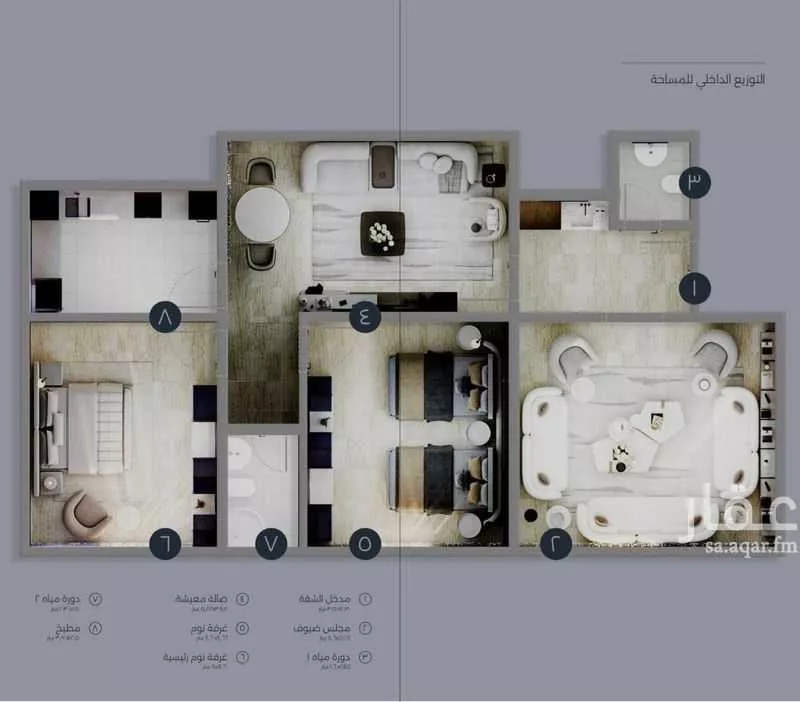 3 bedroom apartment in Al Badiah 5