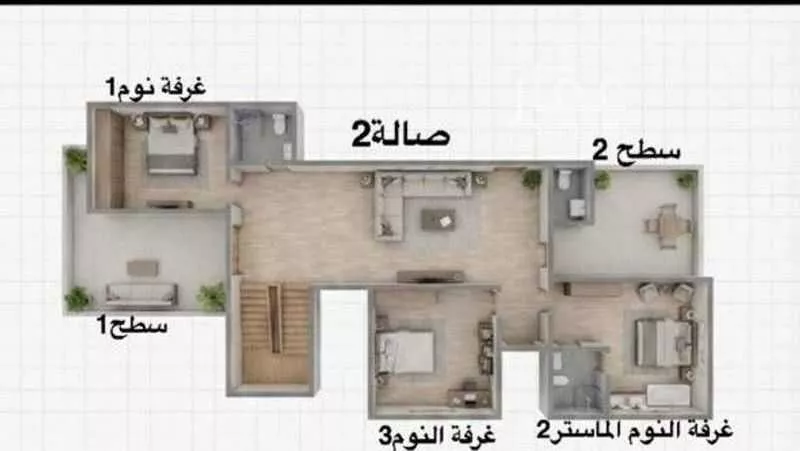 4 bedroom apartment in Taibah 3