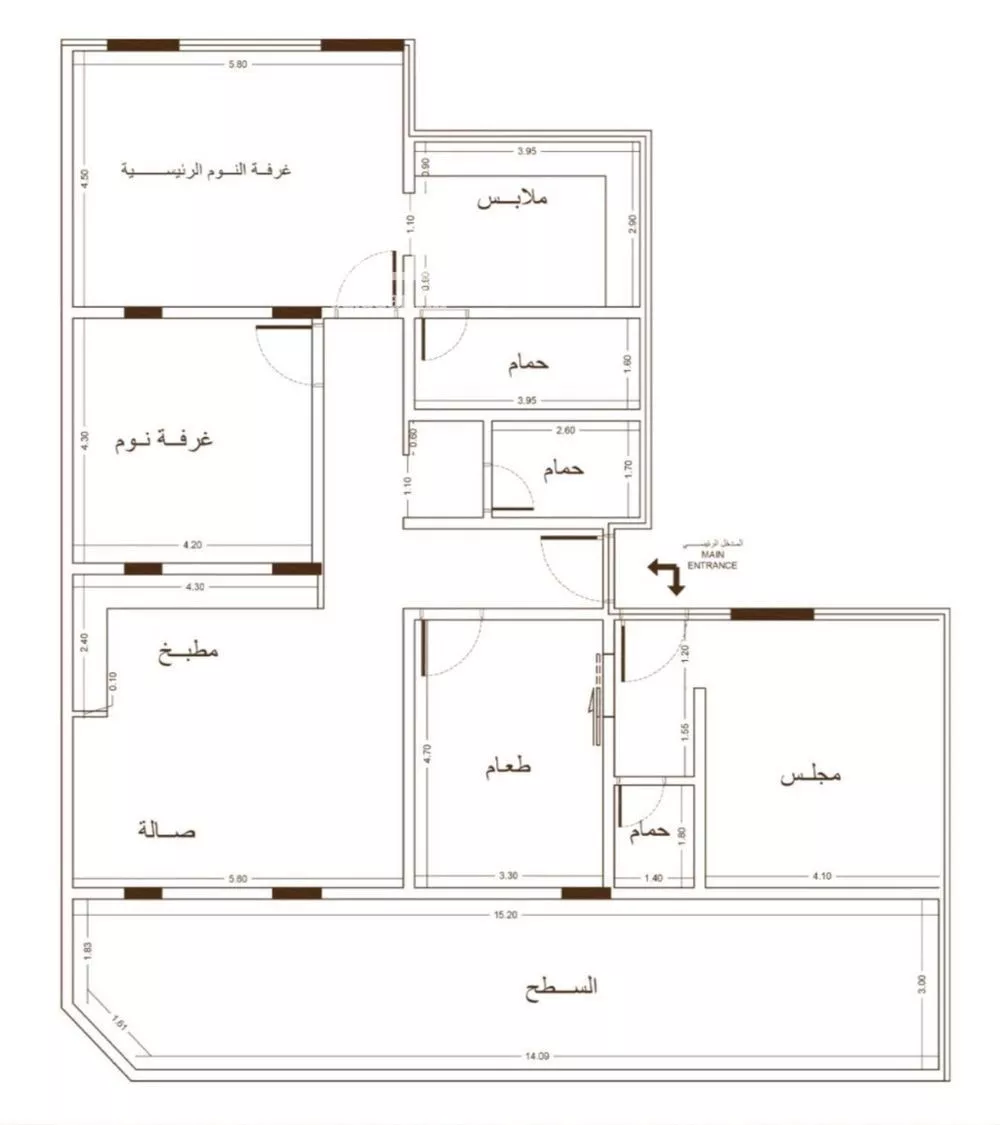 4 bedroom apartment in Al Sharafiyah, Jeddah 3