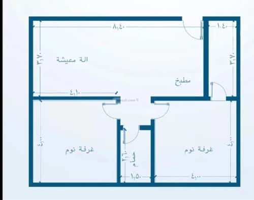 شقة 2 غرف في الفيحاء، جدة