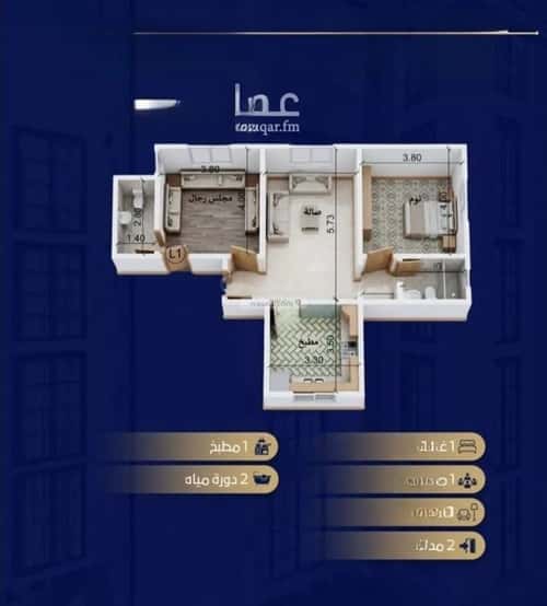 2 bedroom apartment in Mukhtat Al Musa, Jeddah 2