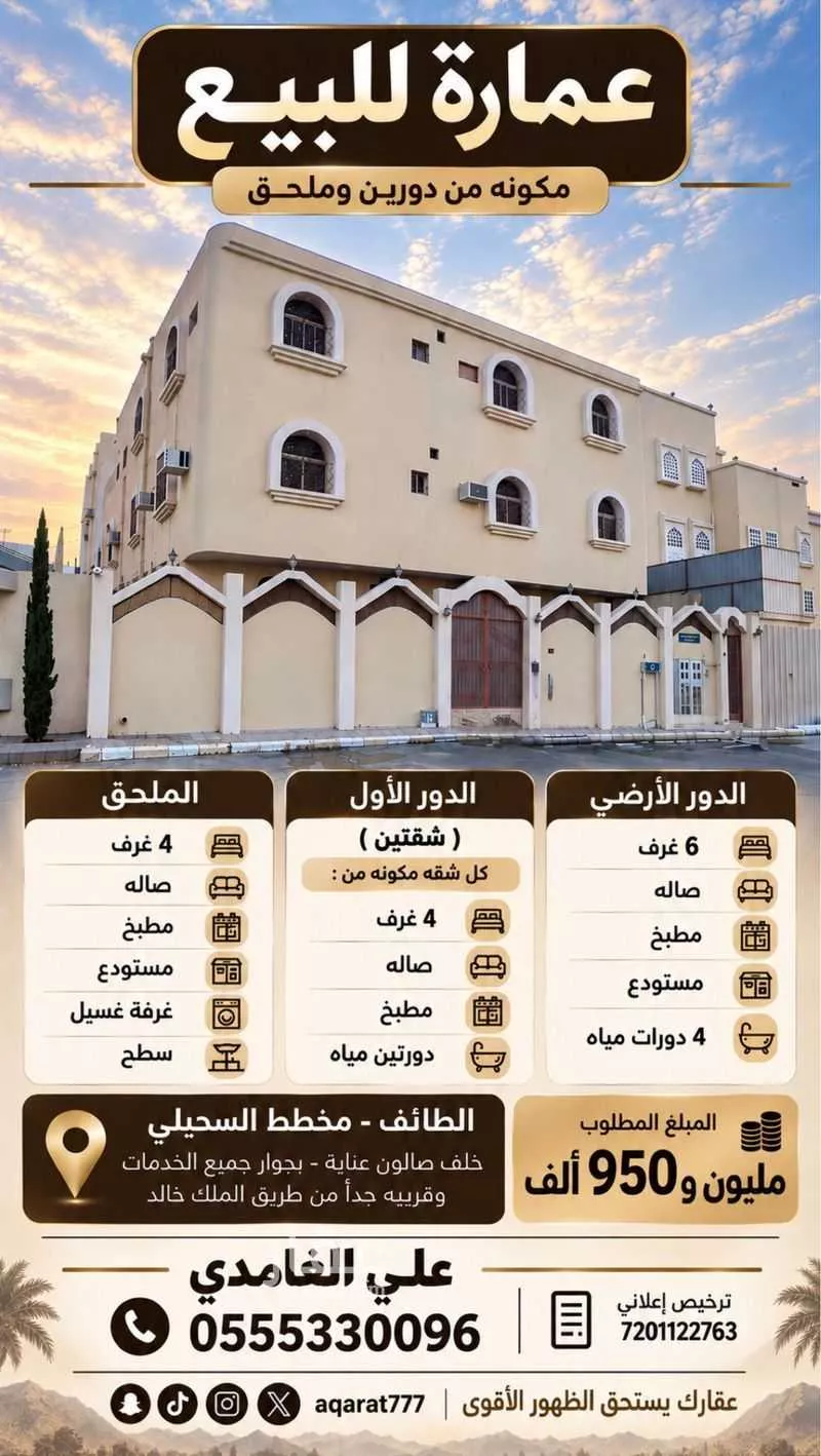 18 bedroom building in Al Qutbiyyah, Taif