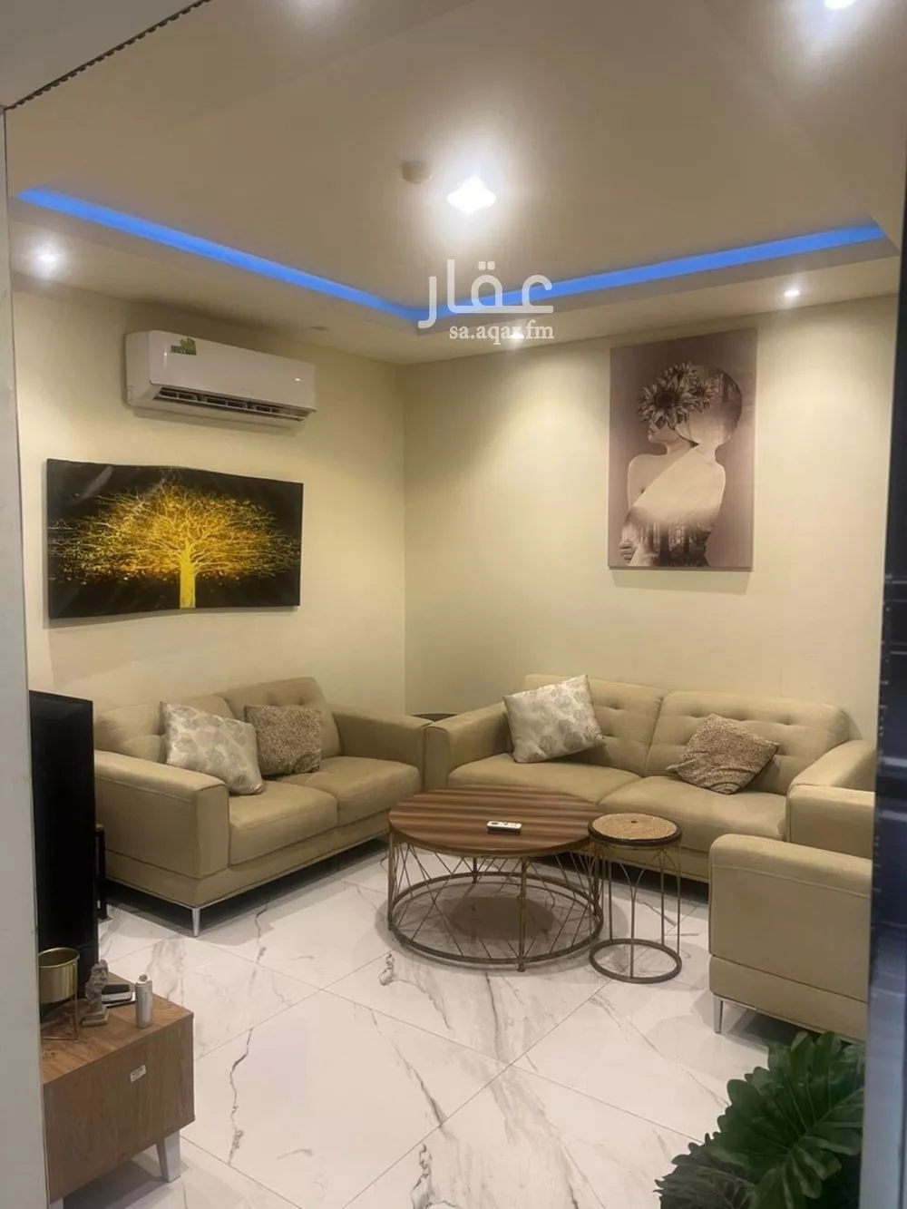 شقة 3 غرف في الملقا 5