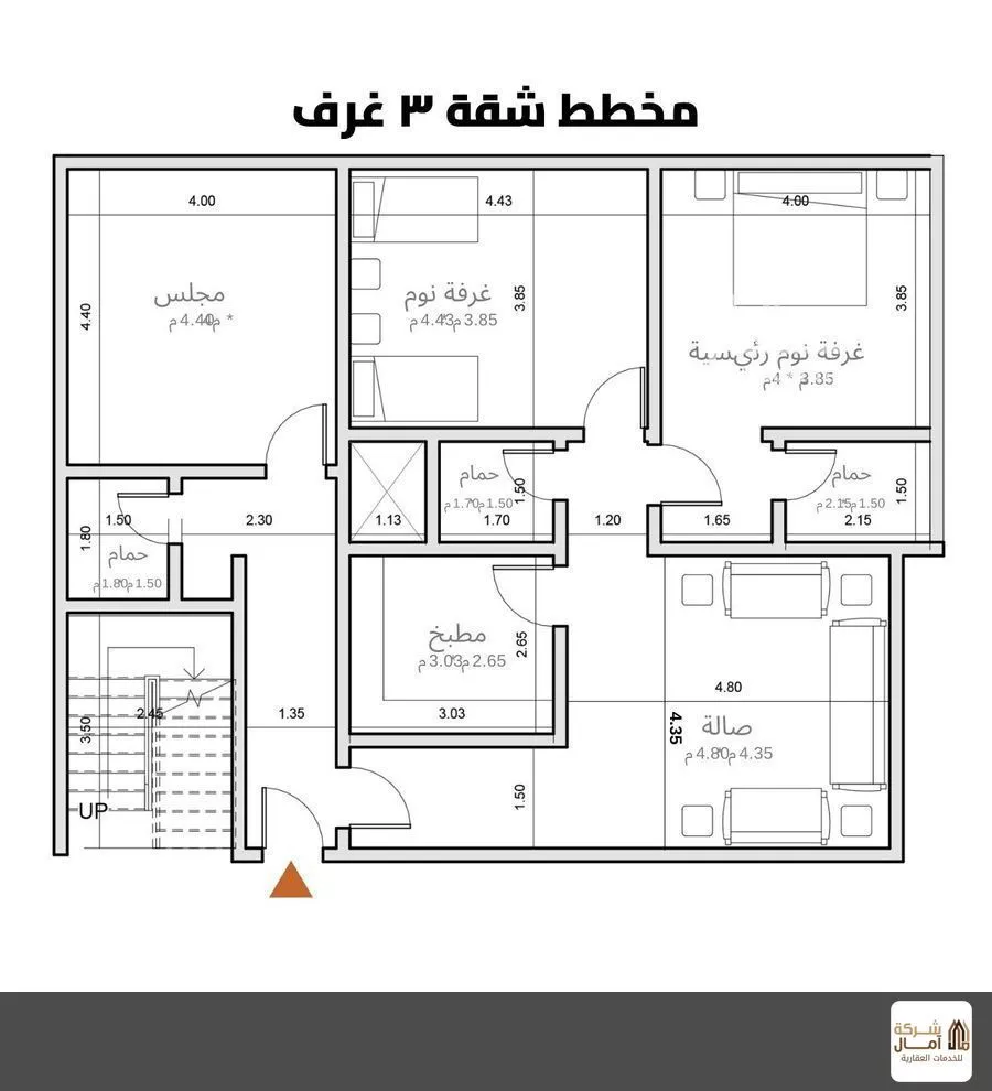 3 bedroom apartment in Al Khaleej, Riyadh 15