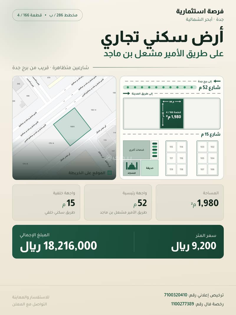land in Abhur North, Jeddah
