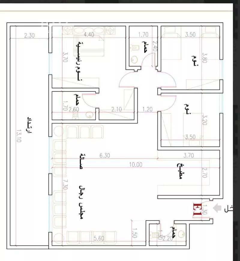 3 bedroom apartment in An Nafal, Riyadh 12