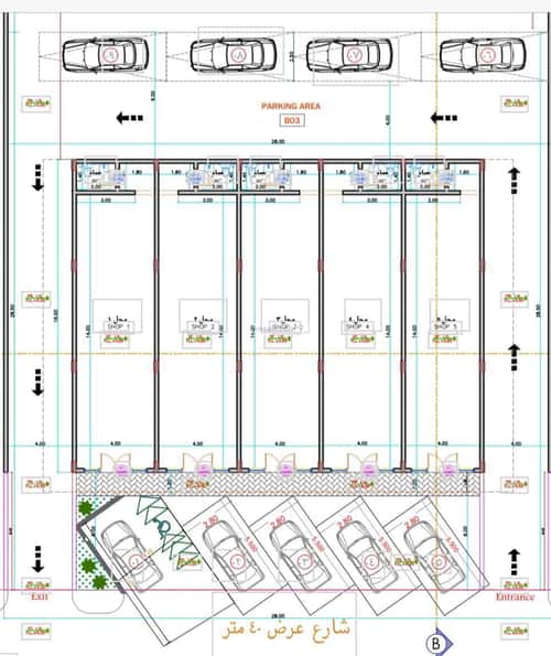 1355 sqm shop in Al Janadriyah 4