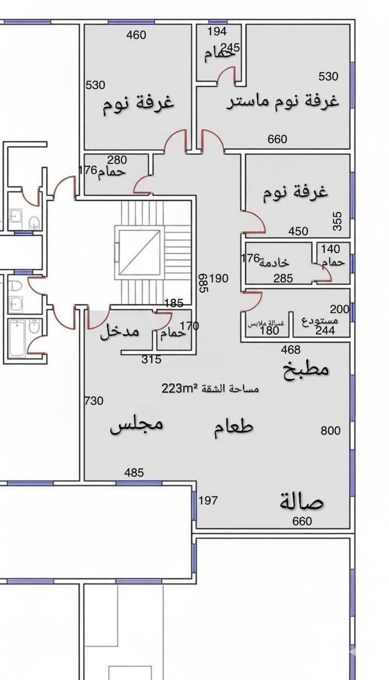شقة 3 غرف في الورود، الرياض 4