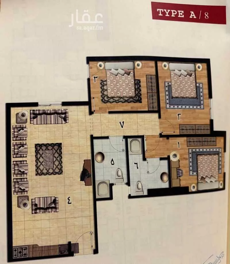 3 bedroom apartment in Wadi Jaleel, Makkah 6