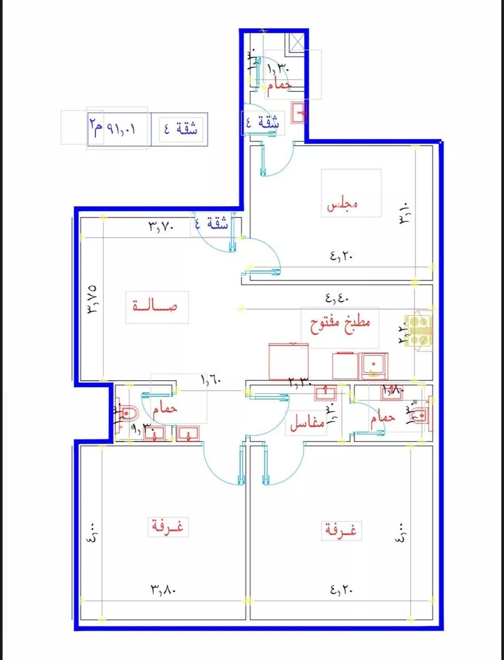 شقة 2 غرف في بطحاء قريش، مكة 6