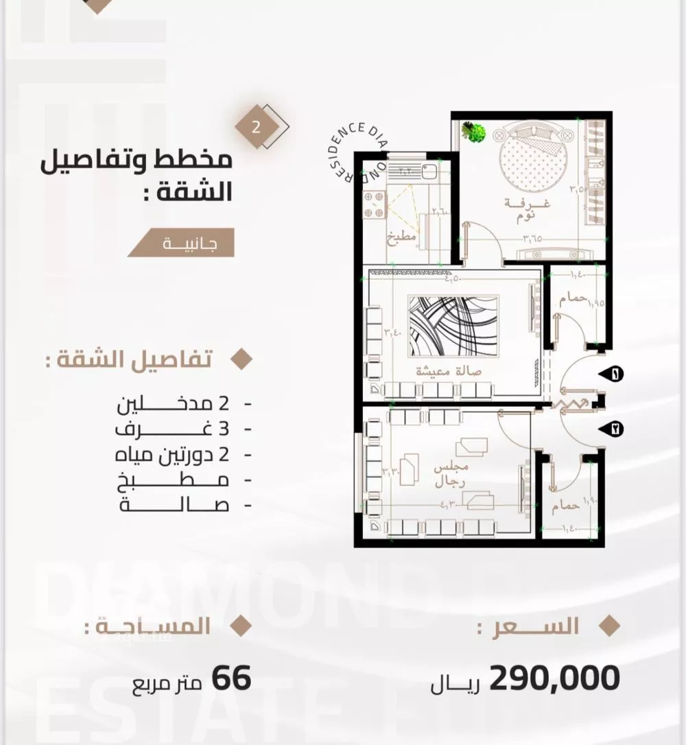 3 bedroom apartment in Batha Quraysh 6