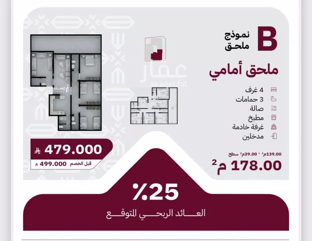 3 bedroom apartment in Ar Rayan, Jeddah 3