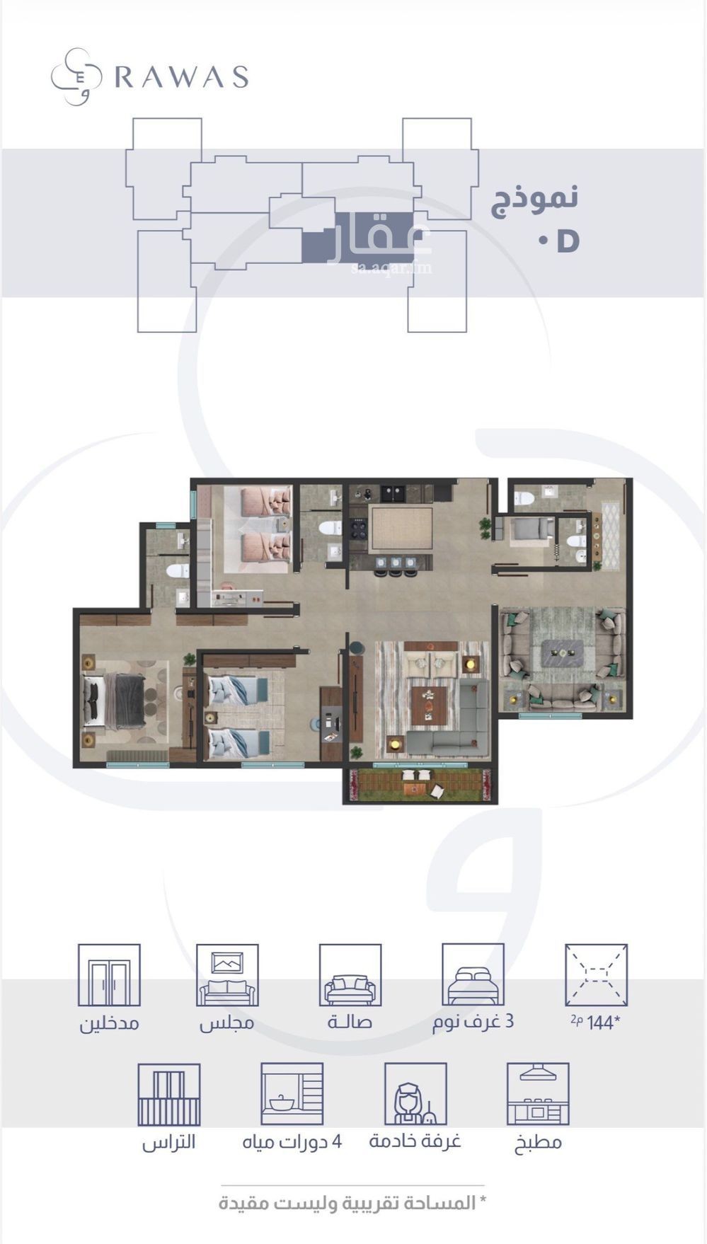2 bedroom apartment in Tihamah, Eastern Province 13