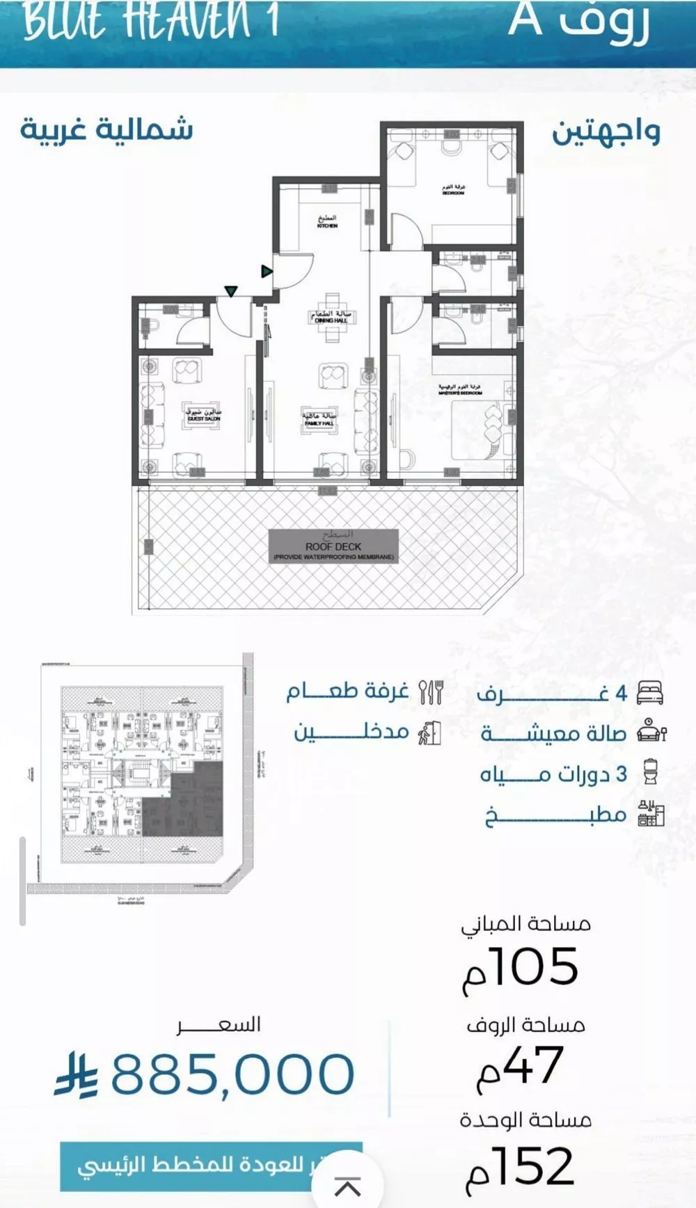 شقة 3 غرف في الرويس، جدة 3