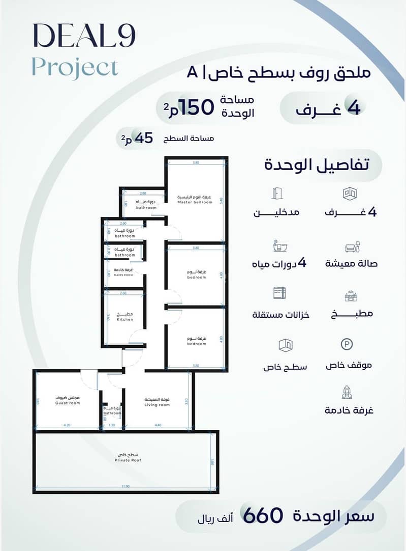 3 bedroom apartment in Ar Rayan, Jeddah 8