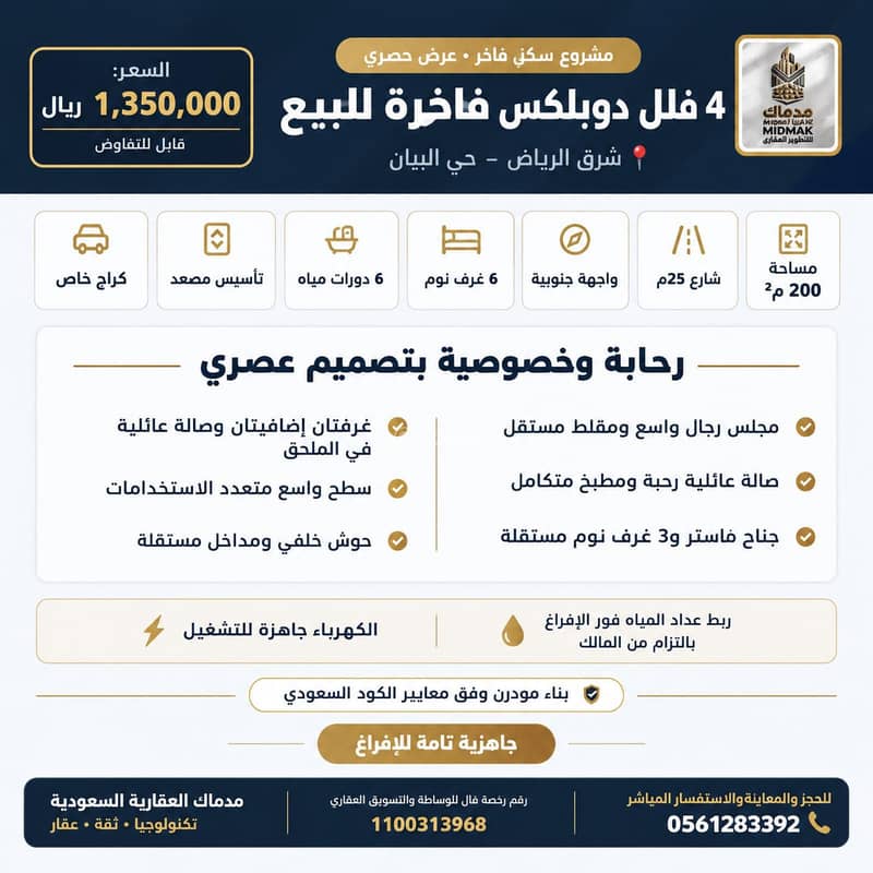 5 bedroom villa in Al Bayan, Riyadh