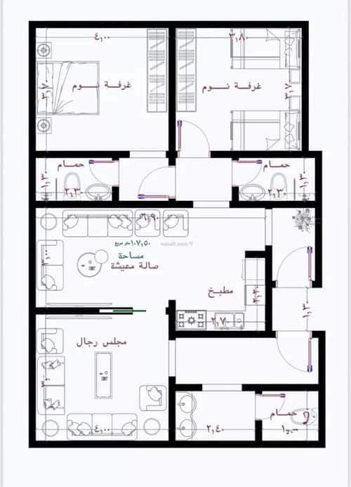 3 bedroom apartment in Ar Rayan, Jeddah 2