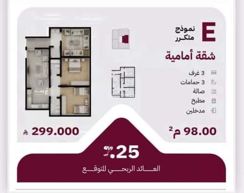 3 bedroom apartment in Ar Rayan, Jeddah 4