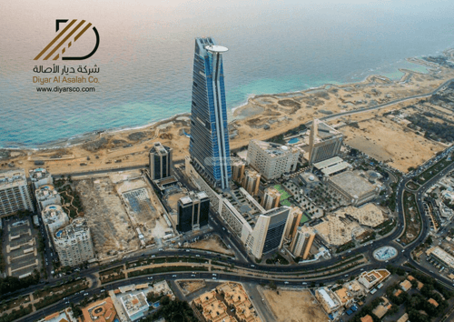 134 sqm office in Al Shati 4