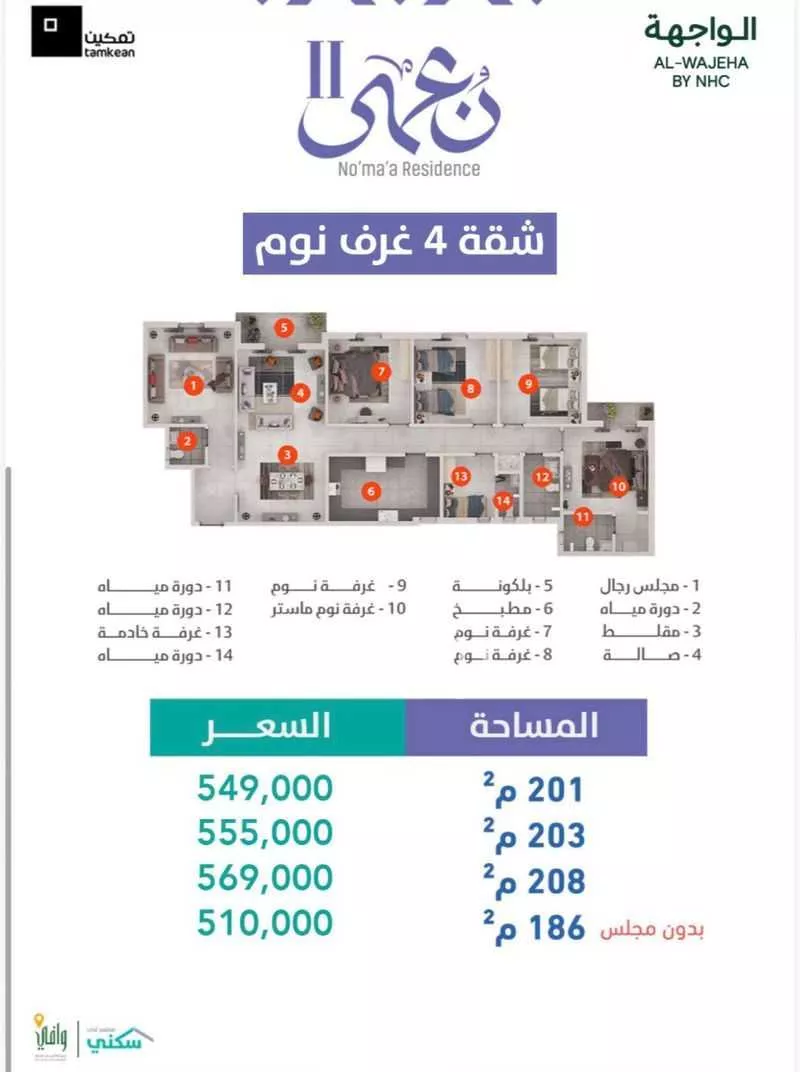 3 bedroom apartment in Al Fursan, Eastern Province 3