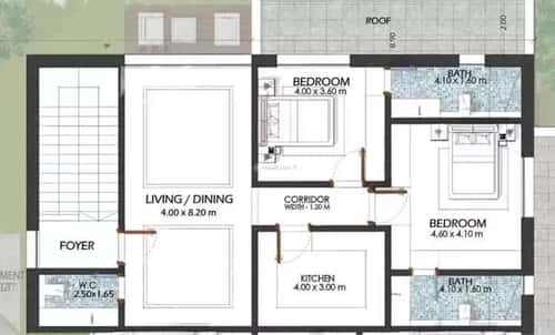 2 bedroom apartment in Al Aridh 8