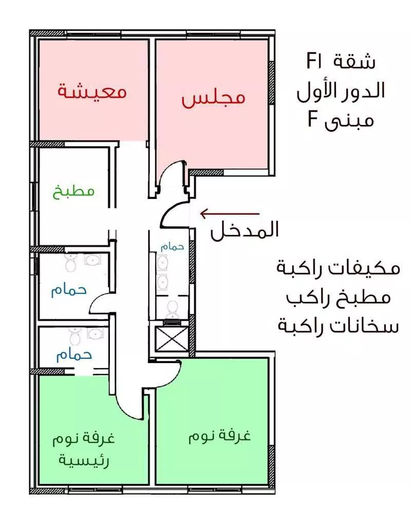 شقة 2 غرف في النهضة، جدة 15