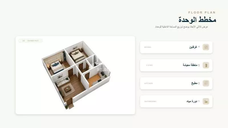 شقة 2 غرف في السلامة، جدة 13