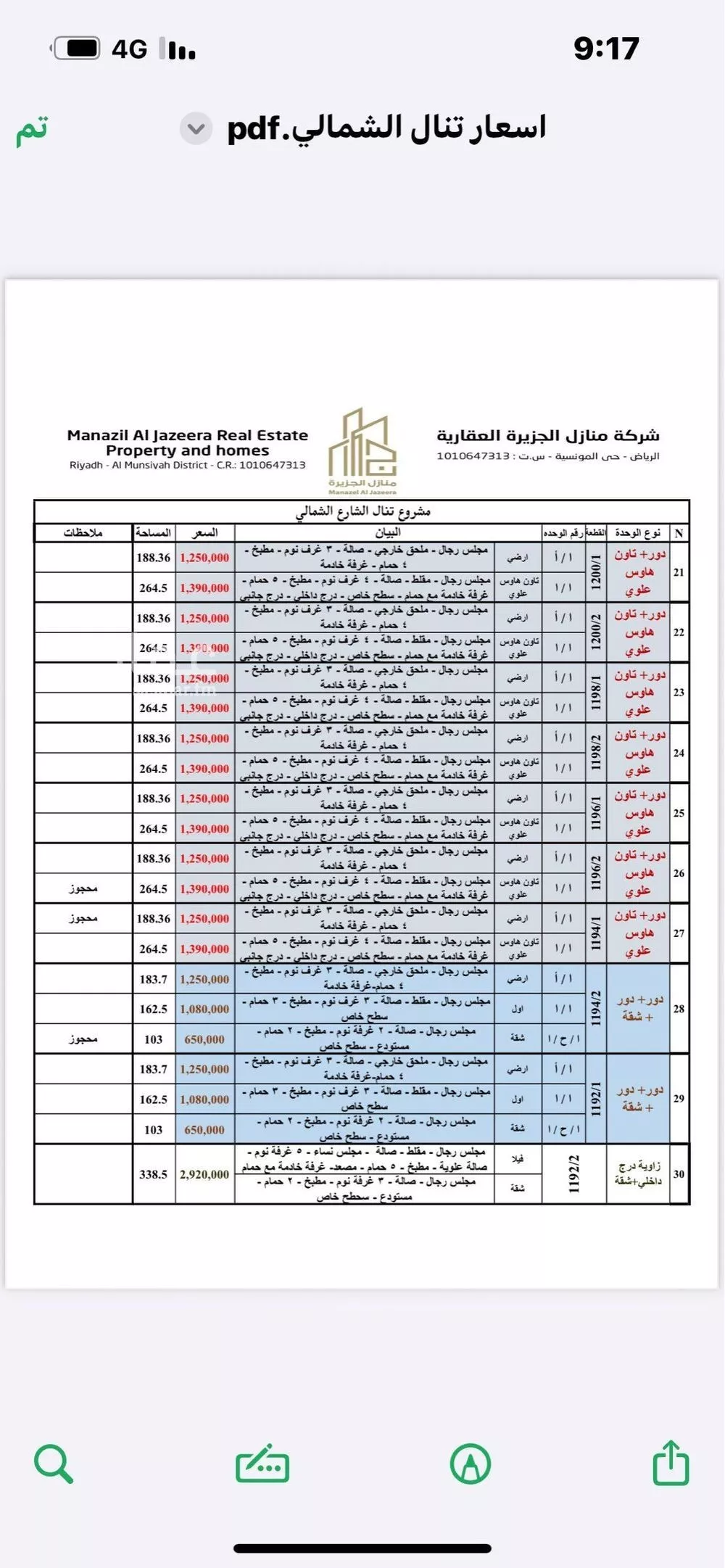3 bedroom floor in Al Rimal 22