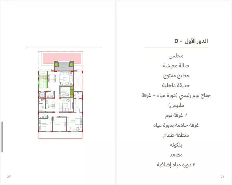 3 bedroom floor in Ash Sharq 8