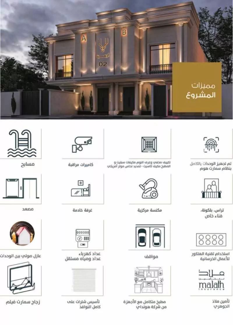 دور 3 غرف في النرجس 15