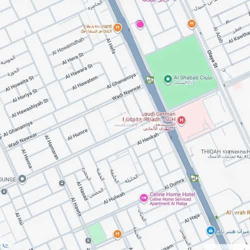 شقة 1 غرف في الملقا 5