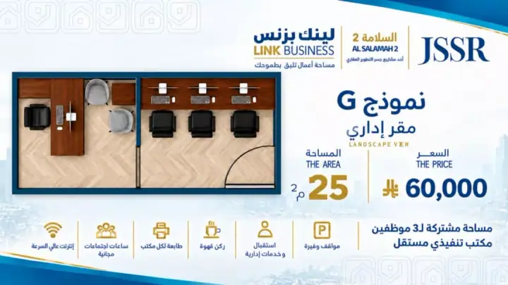 2 bedroom office in Al Salamah, Jeddah 3
