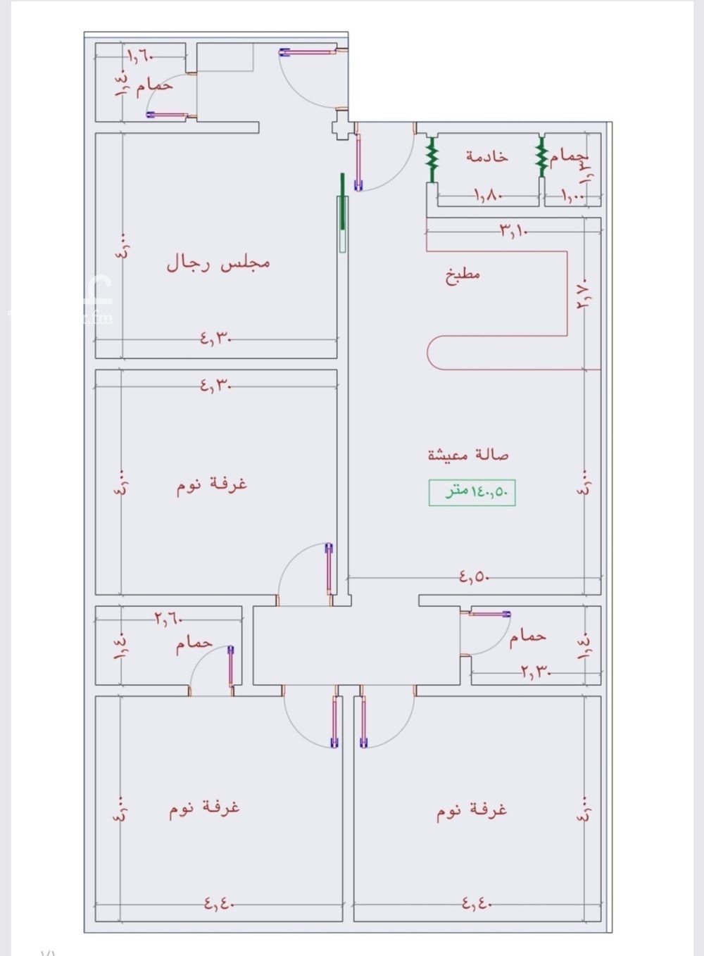 3 bedroom apartment in Al Jamiah, Jeddah 2