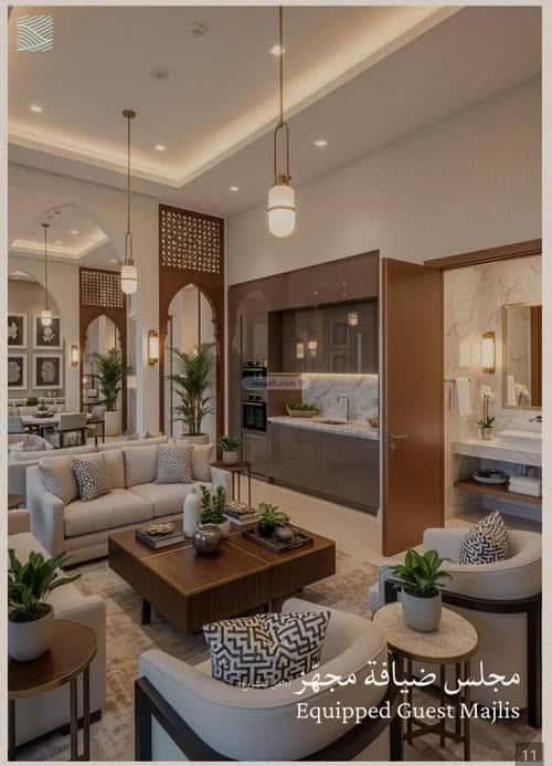3 bedroom apartment in Al Yaqout, Jeddah
