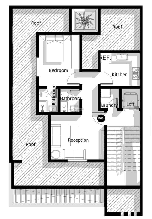 2 bedroom apartment in Al Olaya 2