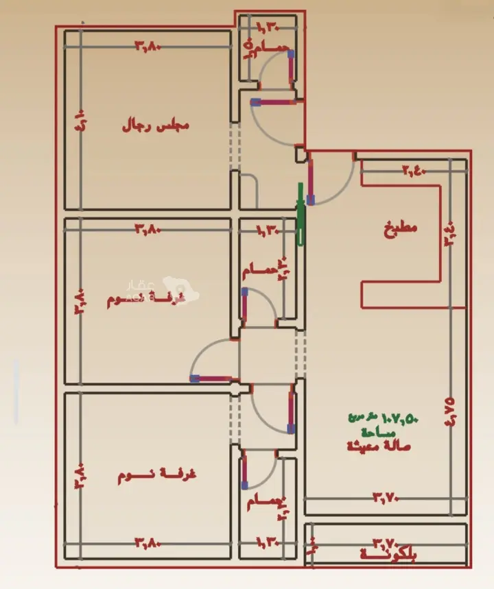 شقة 3 غرف في البوادي، جدة 7