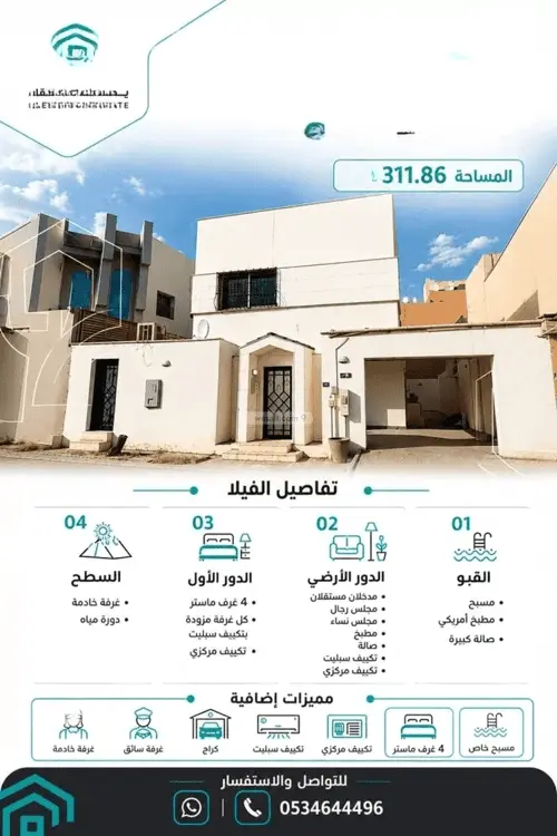 6 bedroom villa in Al Muhammadiyah, Riyadh 14