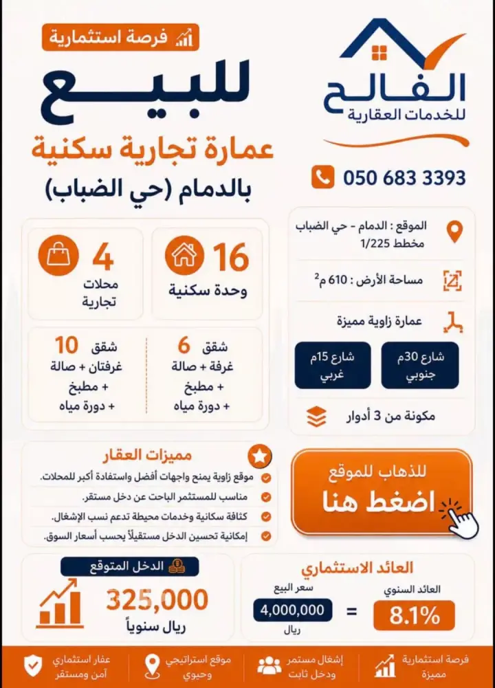 عقار 26 غرف في الضباب، الدمام