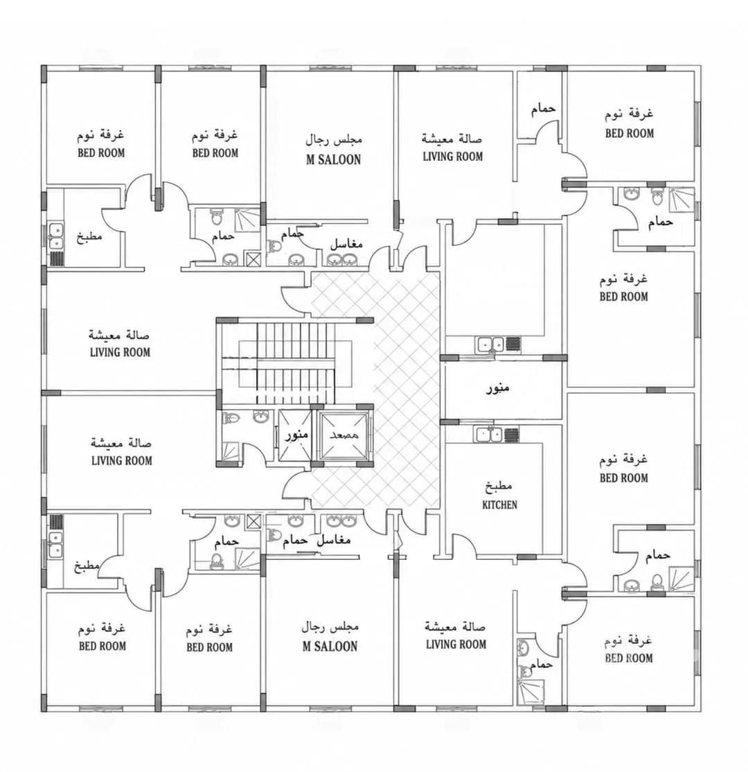 22 bedroom building in Al Jamawat, Madinah 3